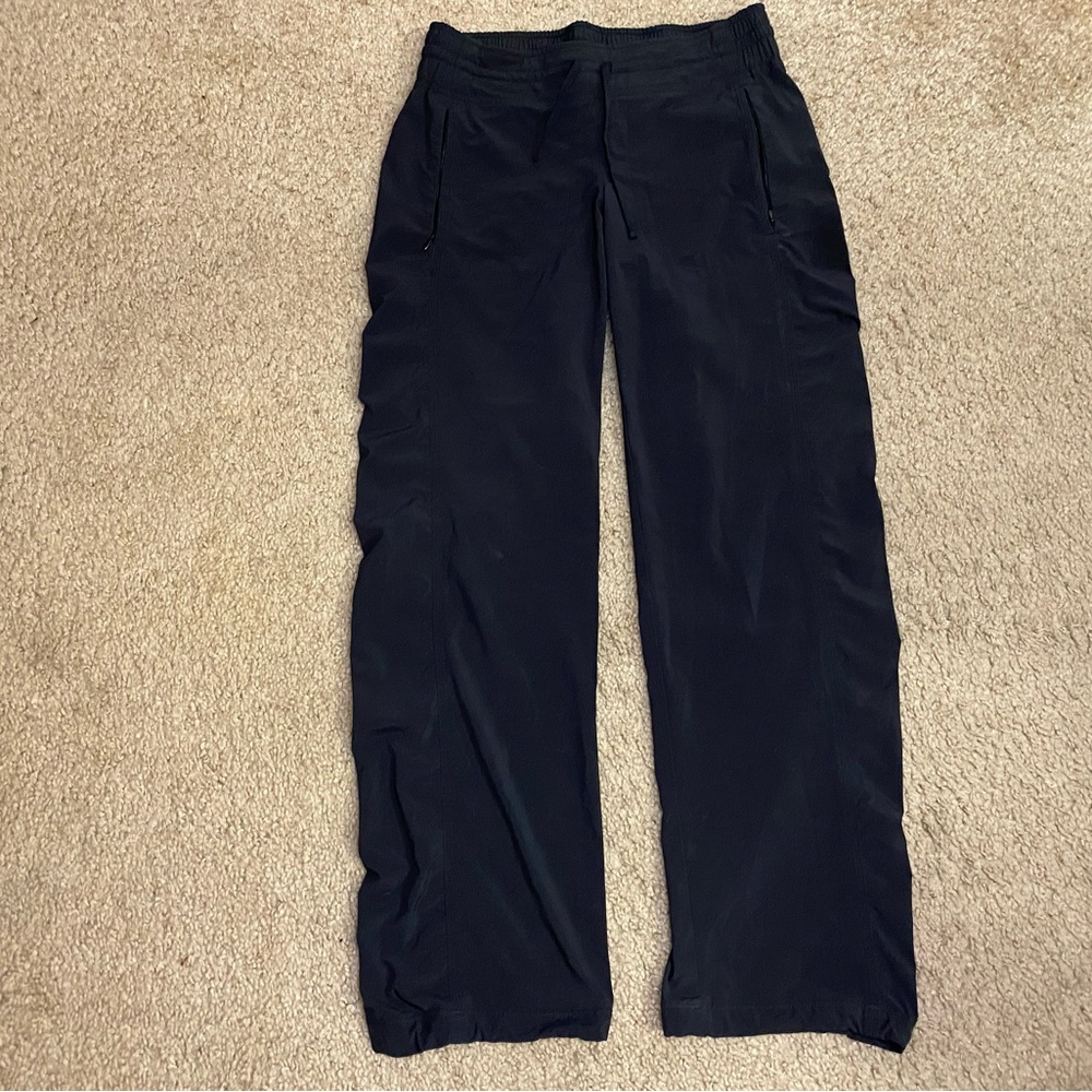 Athleta Solid Black Active Straight Leg Pants - image 3